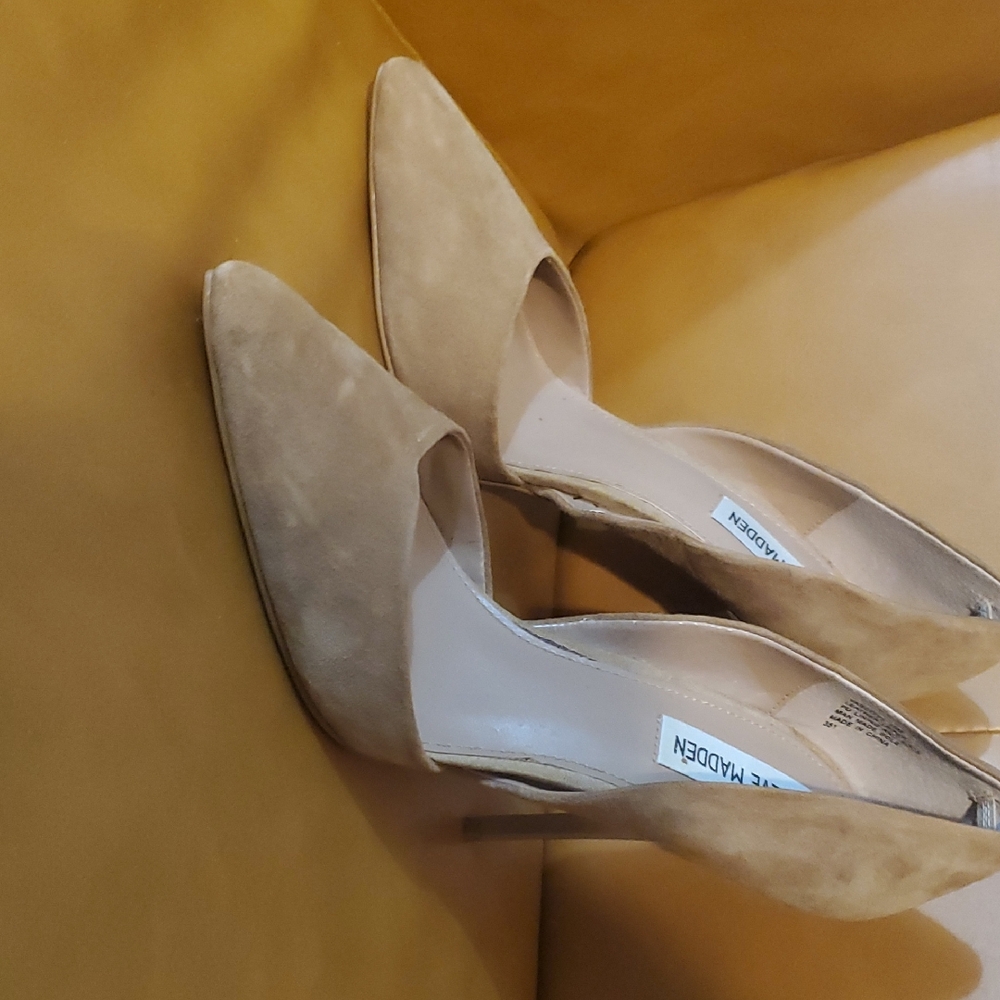 Steve Madden Tan D'orsay Pump Size 10
